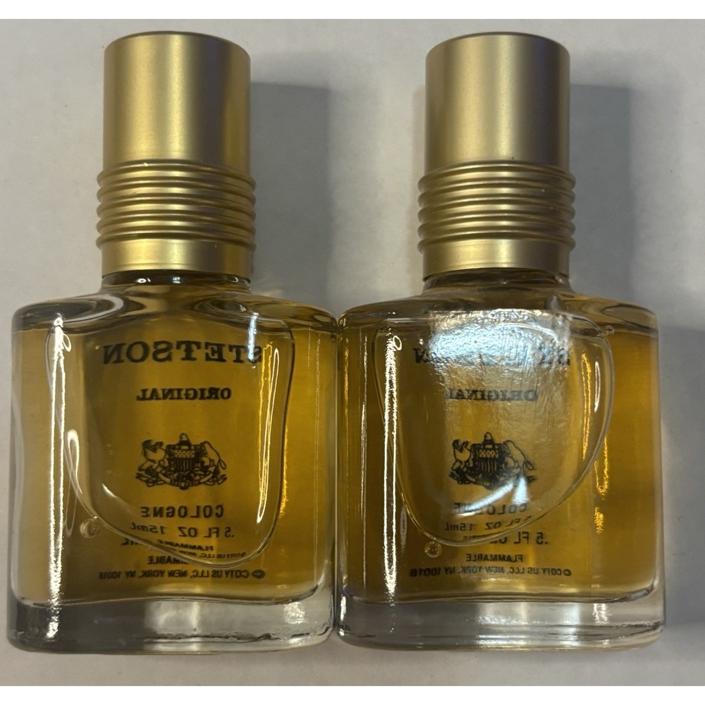 2 Count Stetson Original Cologne Splash 0.5 Oz - New Without Box - Picture 2 of 3